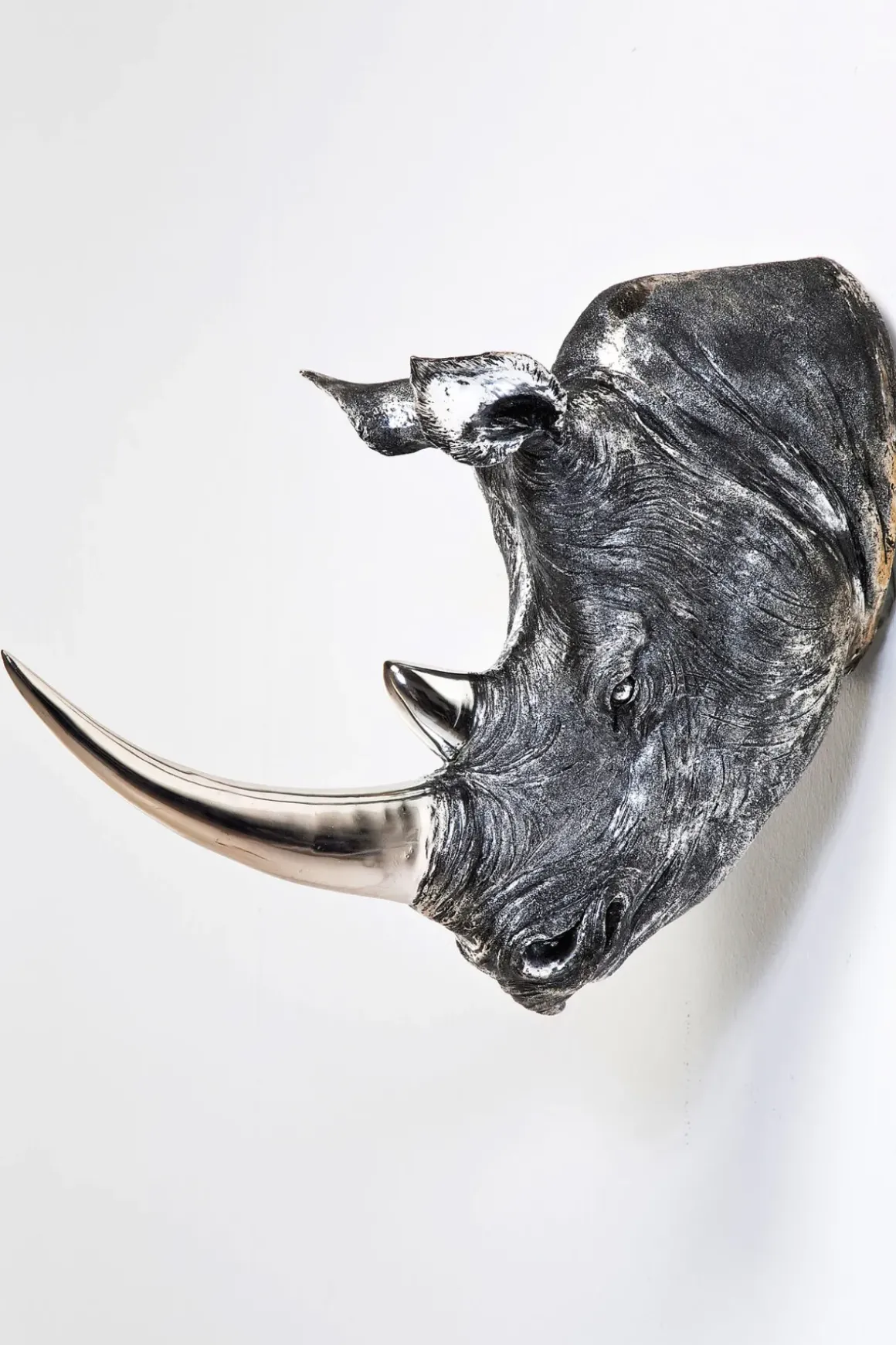 Väggdekor Rhino - Noshörning, Trofé Antik, 53cm - KARE Design