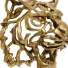 Väggdekor Tiger - Skulptur Guld, 43cm - KARE Design