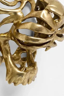 Väggdekor Tiger - Skulptur Guld, 43cm - KARE Design