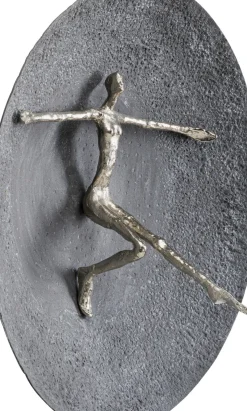 Väggdekor Umano - Silver, Ø60cm - KARE Design