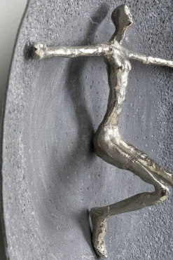 Väggdekor Umano - Silver, Ø60cm - KARE Design