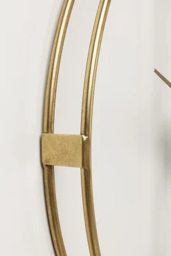 Väggklocka Clip Gold, Ø60cm - KARE Design