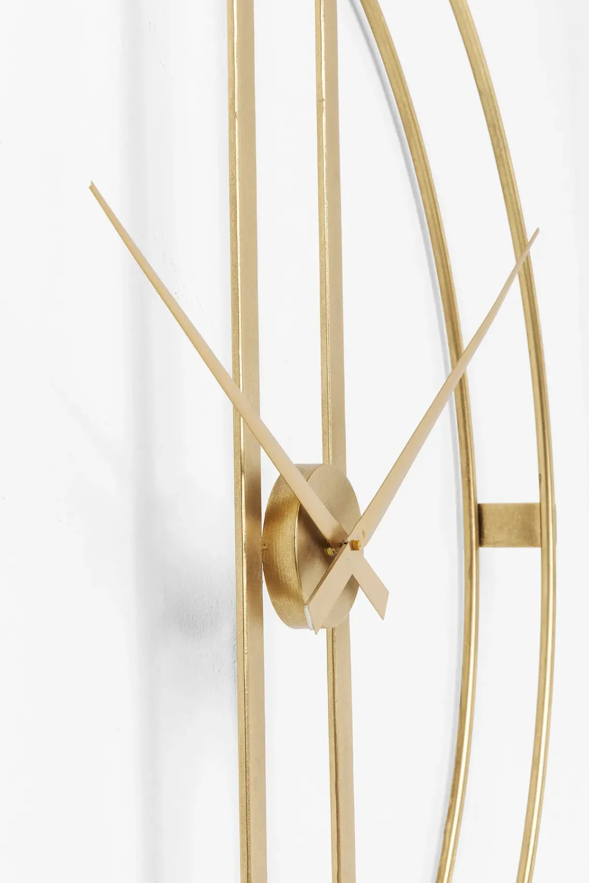 Väggklocka Clip Gold XL, Ø107cm - KARE Design