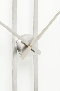Väggklocka Clip Silver, Ø60cm - KARE Design