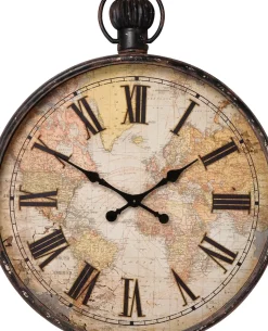 Väggklocka European Map, 96cm - KARE Design