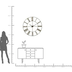 Väggklocka Factory, Ø120cm - KARE Design