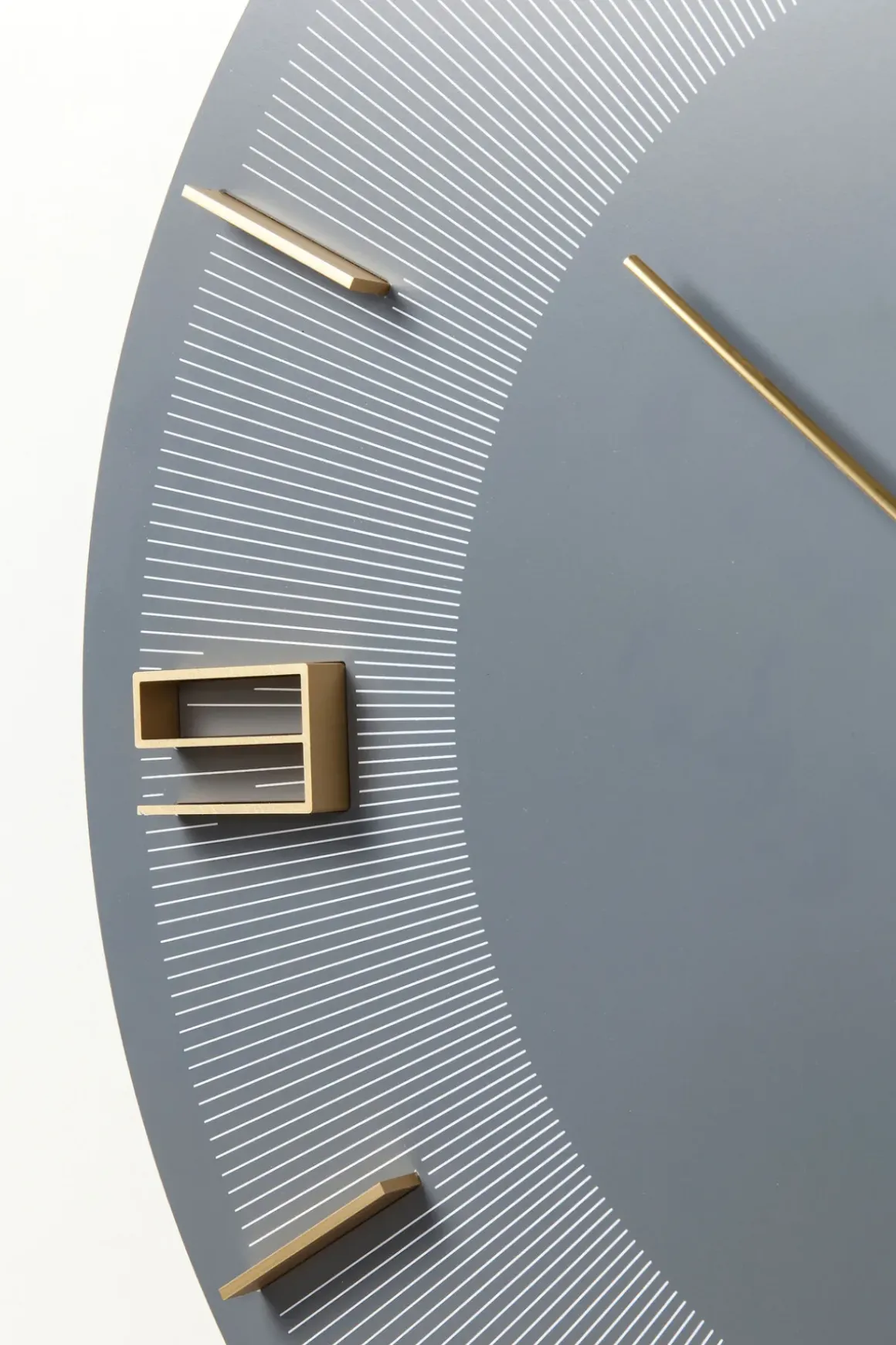 Väggklocka Leonardo Grå/Guld - KARE Design