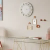 Väggklocka Leonardo Vit, Ø50cm - KARE Design