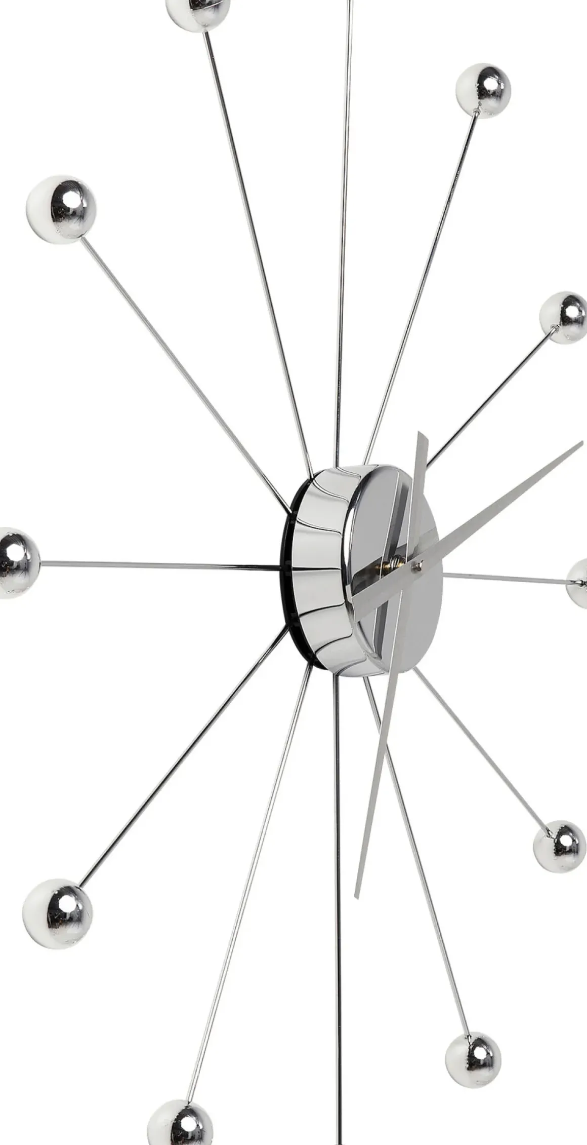 Väggklocka Like Umbrella Balls - Krom, Ø60cm - KARE Design