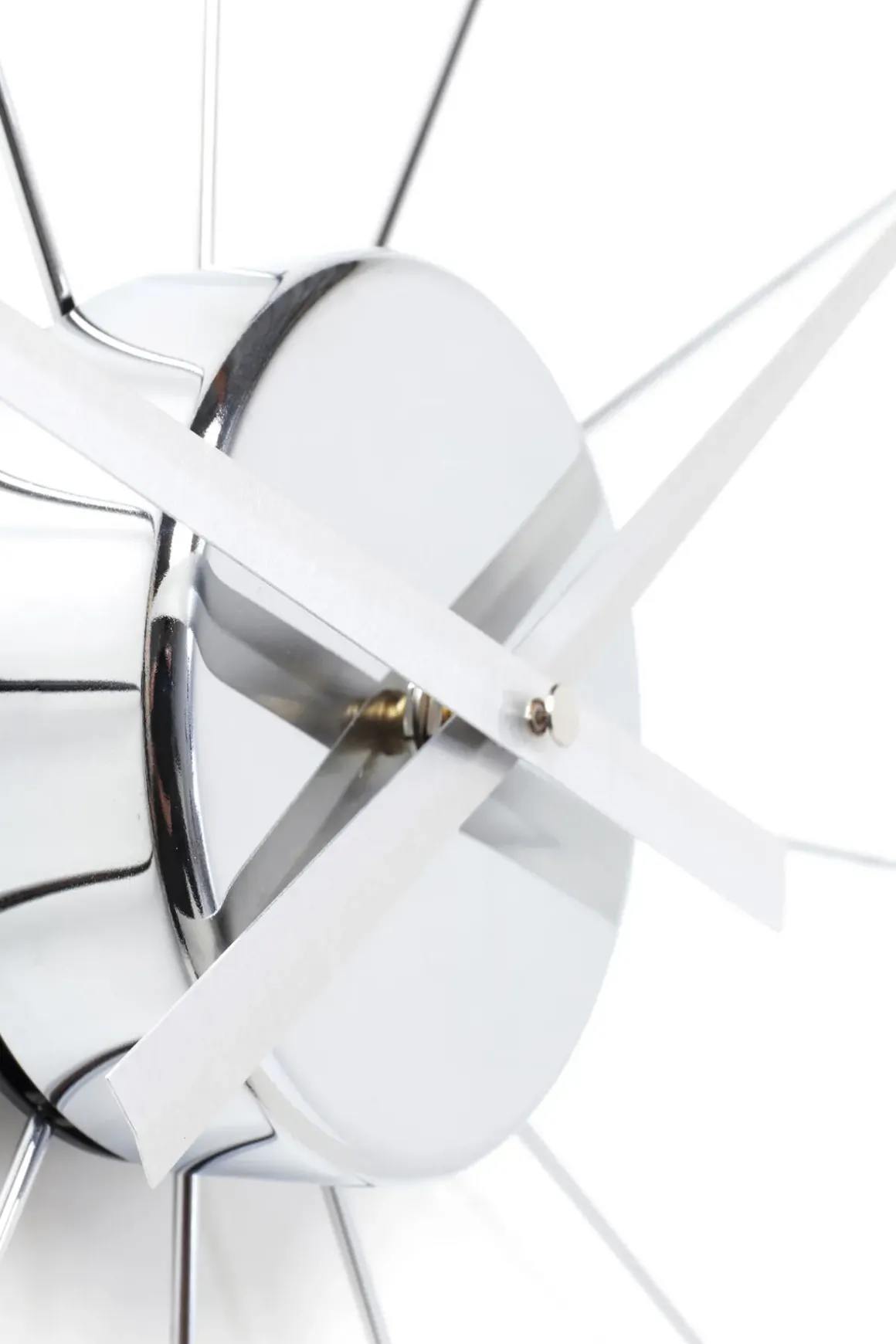Väggklocka Like Umbrella - Krom, Ø100 - KARE Design