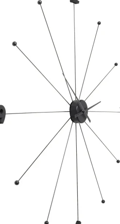 Väggklocka Like Umbrella - Svart, Ø100 - KARE Design
