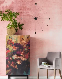 Väggklocka Like Umbrella - Svart, Ø100 - KARE Design