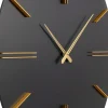 Väggklocka Luca - Svart, Ø70cm - KARE Design