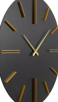 Väggklocka Luca - Svart, Ø70cm - KARE Design