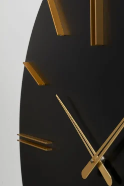 Väggklocka Luca - Svart, Ø70cm - KARE Design