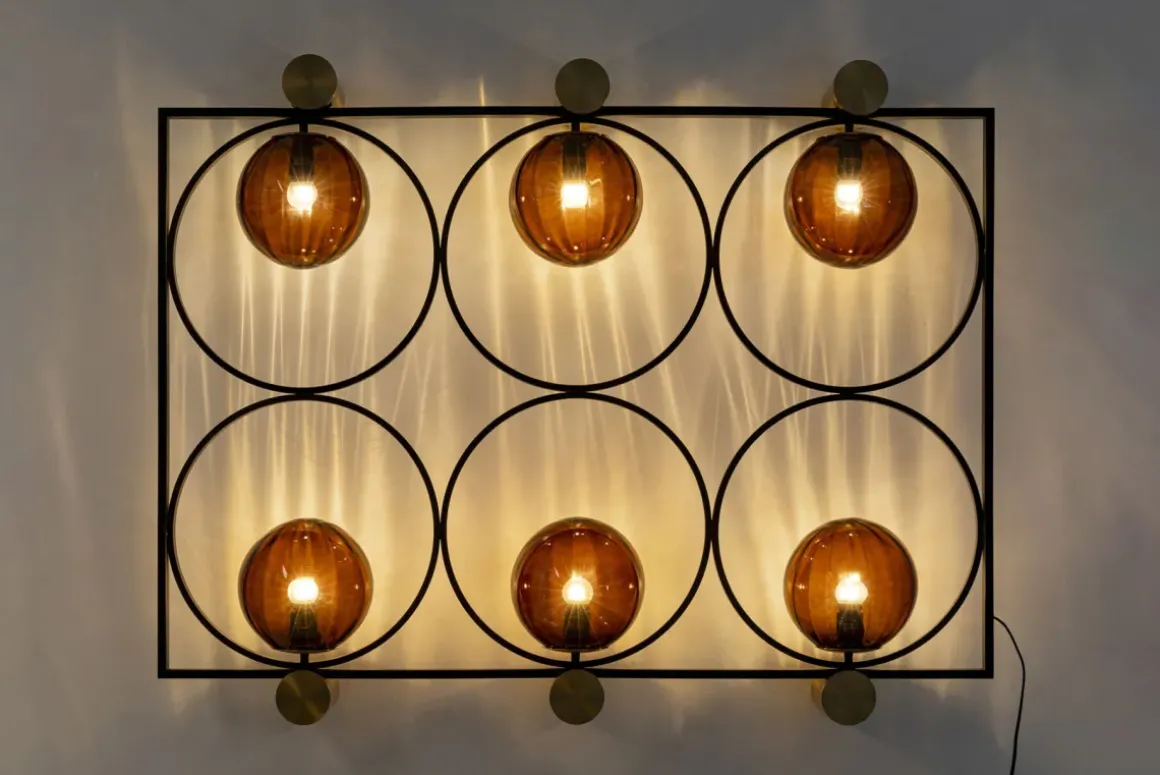 Vägglampa Balance Circle, 96x122cm - KARE Design