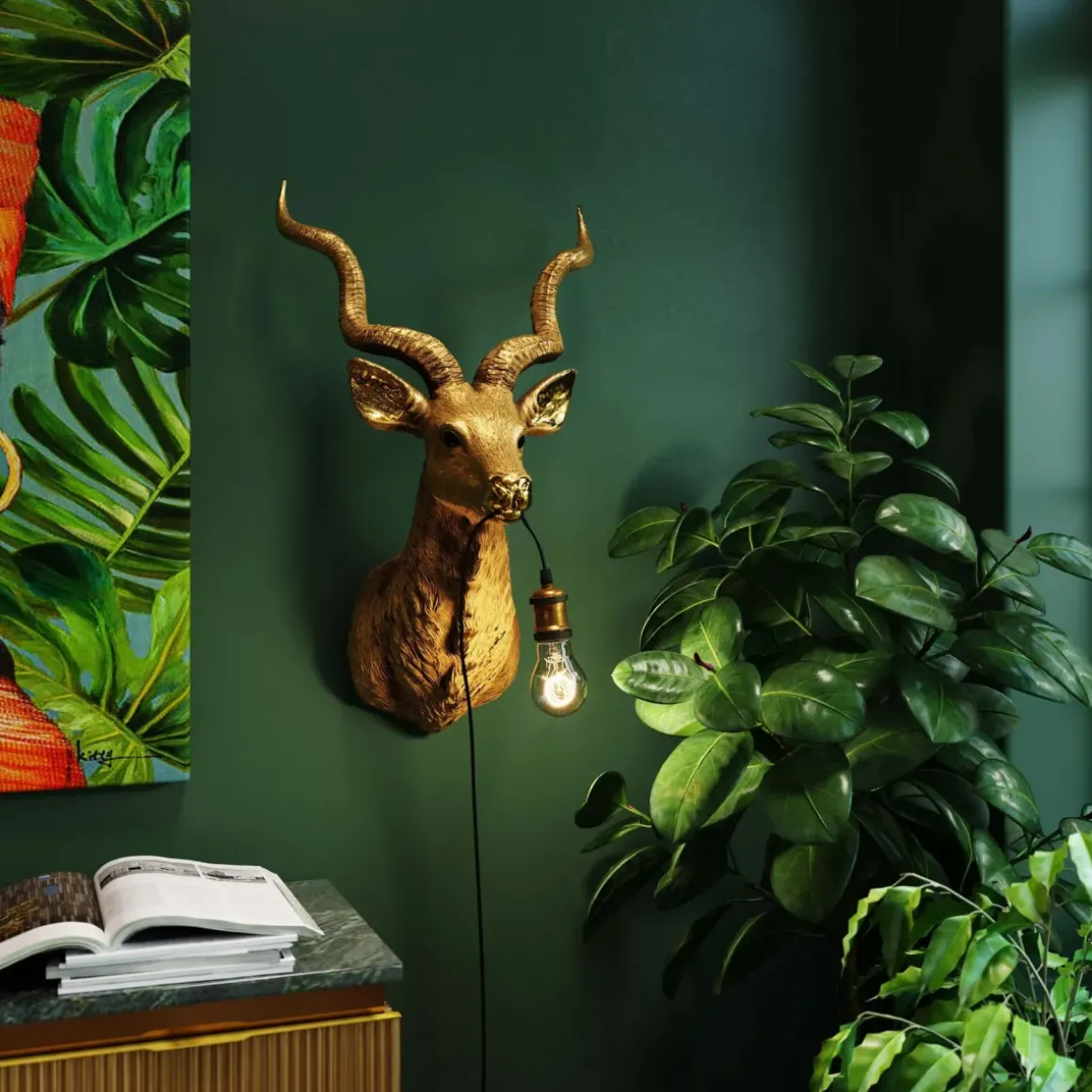 Vägglampa Get - Guld - KARE Design
