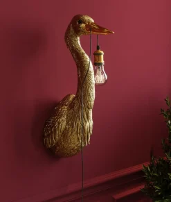 Vägglampa Heron - Guld Häger - KARE Design