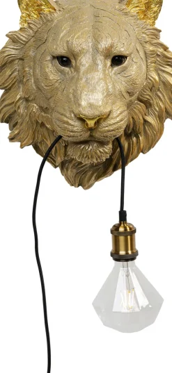 Vägglampa Tiger Head - Guld - KARE Design