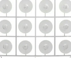 Vägglampa Ufo - 12 Lampor i Ram Krom/Glas, 139x184cm - KARE Design