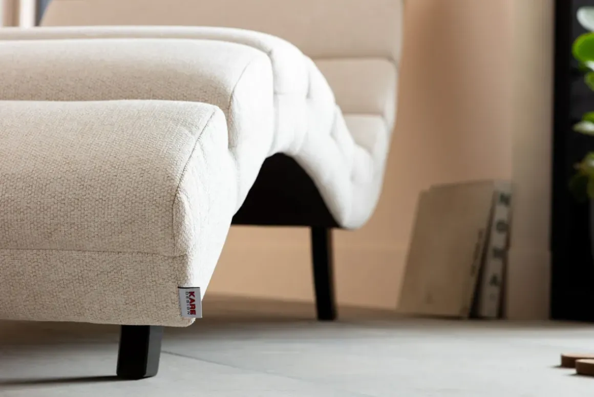 Vilfåtölj Balou Cream, 190cm - KARE Design