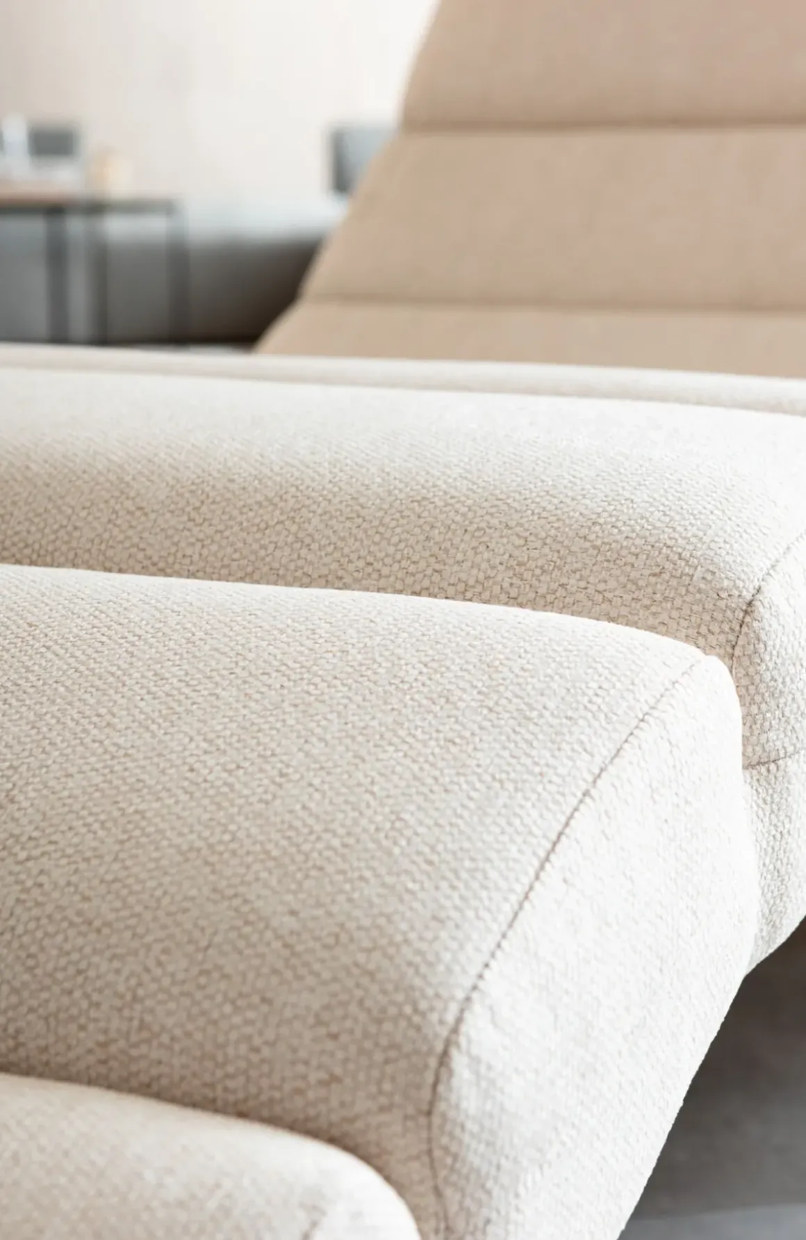 Vilfåtölj Balou Cream, 190cm - KARE Design