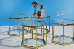 Vinglas Diamond Guldkant - KARE Design