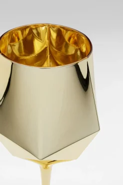 Vinglas Diamond - Guld - KARE Design