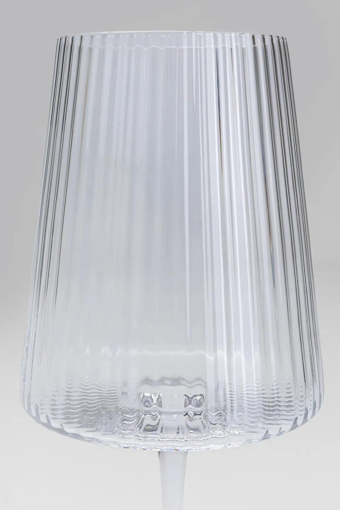 Vinglas Riffle - Räfflat Glas - KARE Design
