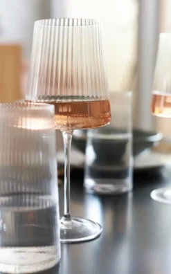 Vinglas Riffle - Räfflat Glas - KARE Design
