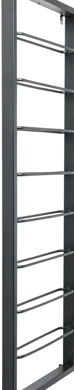 Vinhylla Bistro, Vägghängt Vinställ Svart, 40x120cm - KARE Design