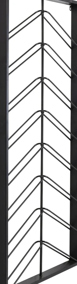 Vinhylla Bistro - Vägghängt Vinställ Svart, 70x160cm - KARE Design