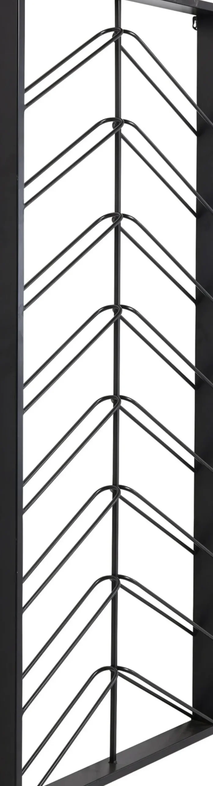 Vinhylla Bistro - Vägghängt Vinställ Svart, 70x160cm - KARE Design