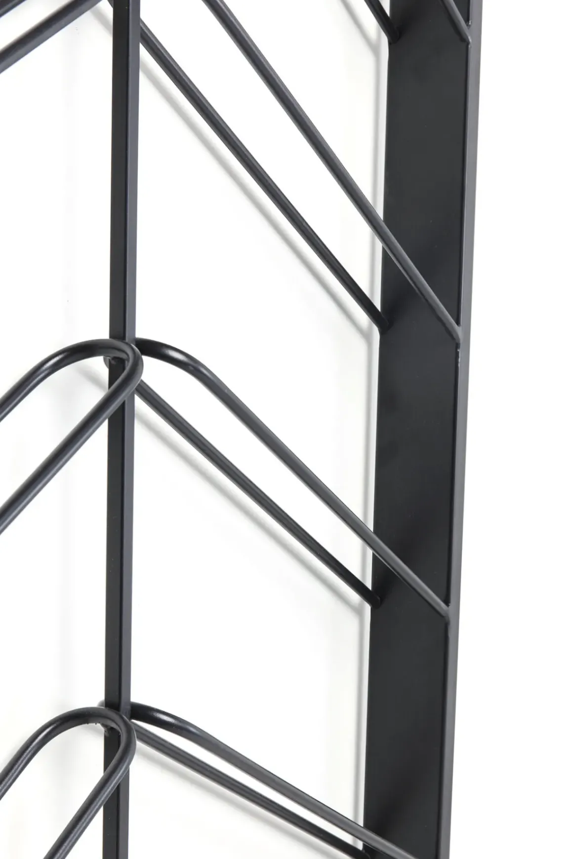 Vinhylla Bistro - Vägghängt Vinställ Svart, 70x160cm - KARE Design