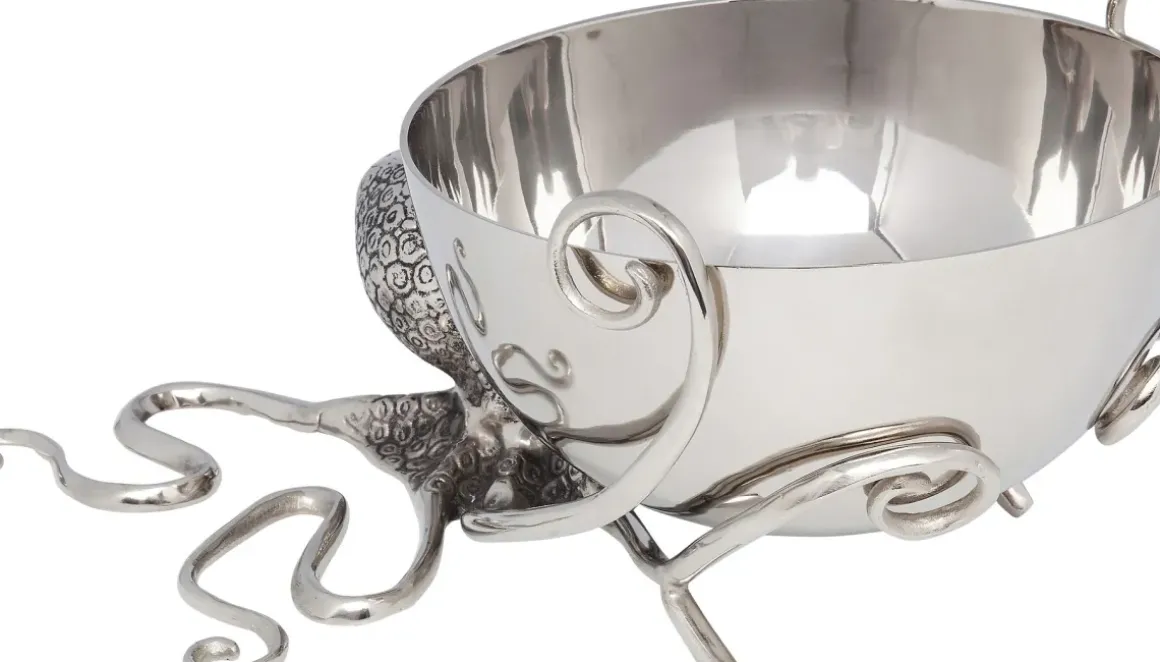 Vinkylare Octopus - Dekorativ Vinkylare Silver - KARE Design