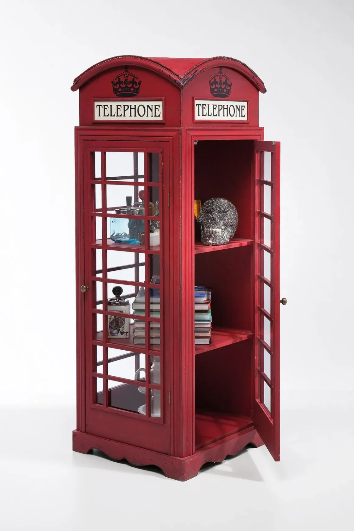 Vitrinskåp London Telephone , 139x49cm - KARE Design