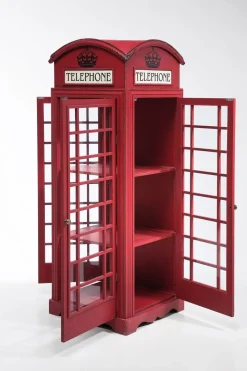 Vitrinskåp London Telephone , 139x49cm - KARE Design
