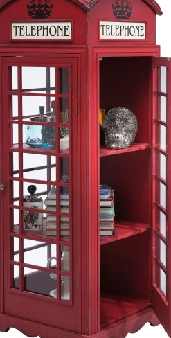 Vitrinskåp London Telephone , 139x49cm - KARE Design