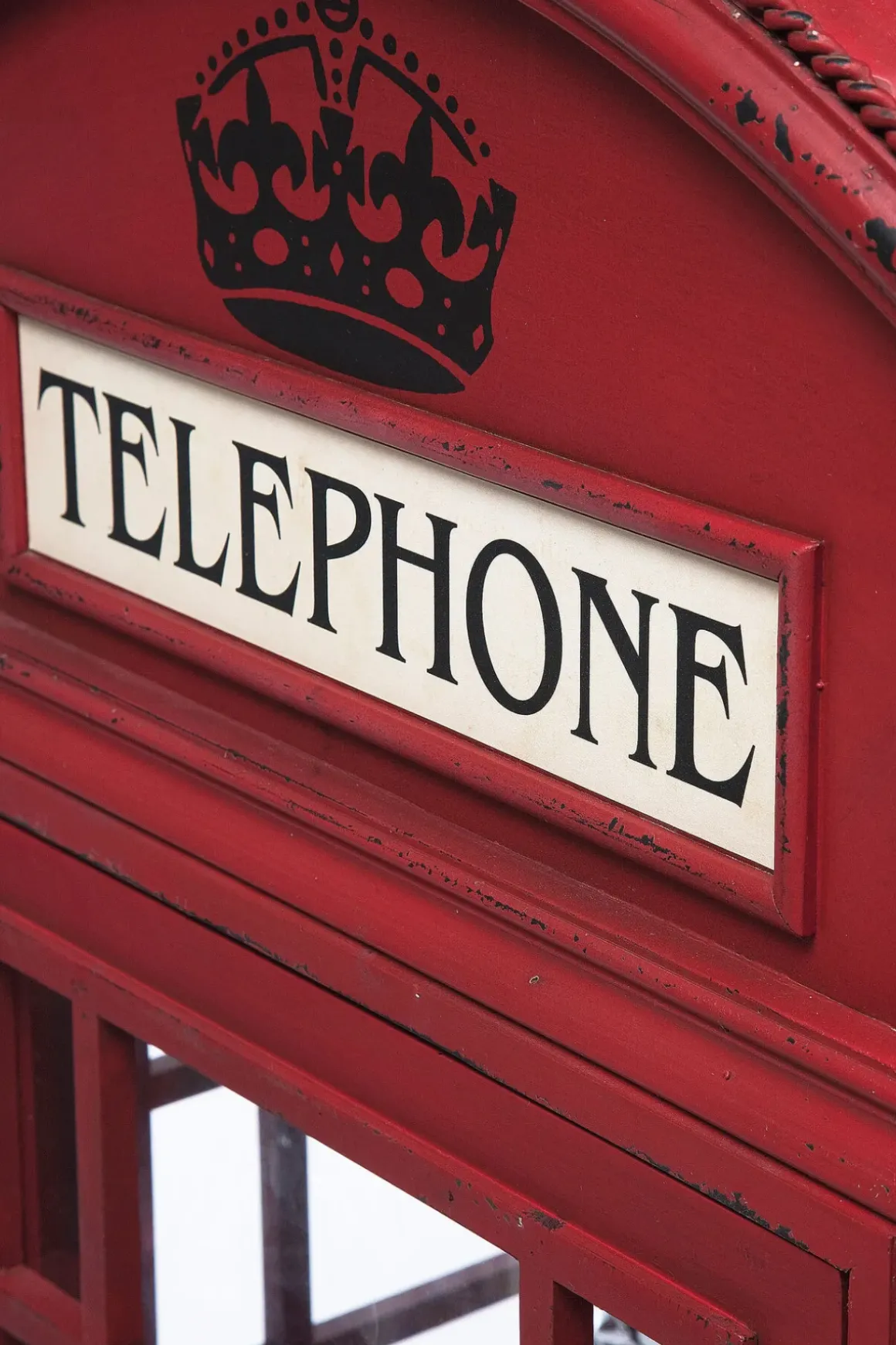 Vitrinskåp London Telephone , 139x49cm - KARE Design