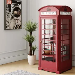 Vitrinskåp London Telephone , 139x49cm - KARE Design