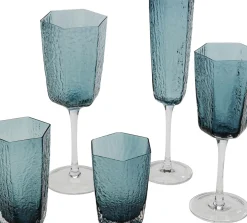 Vitvinsglas Cascata - Blå - KARE Design